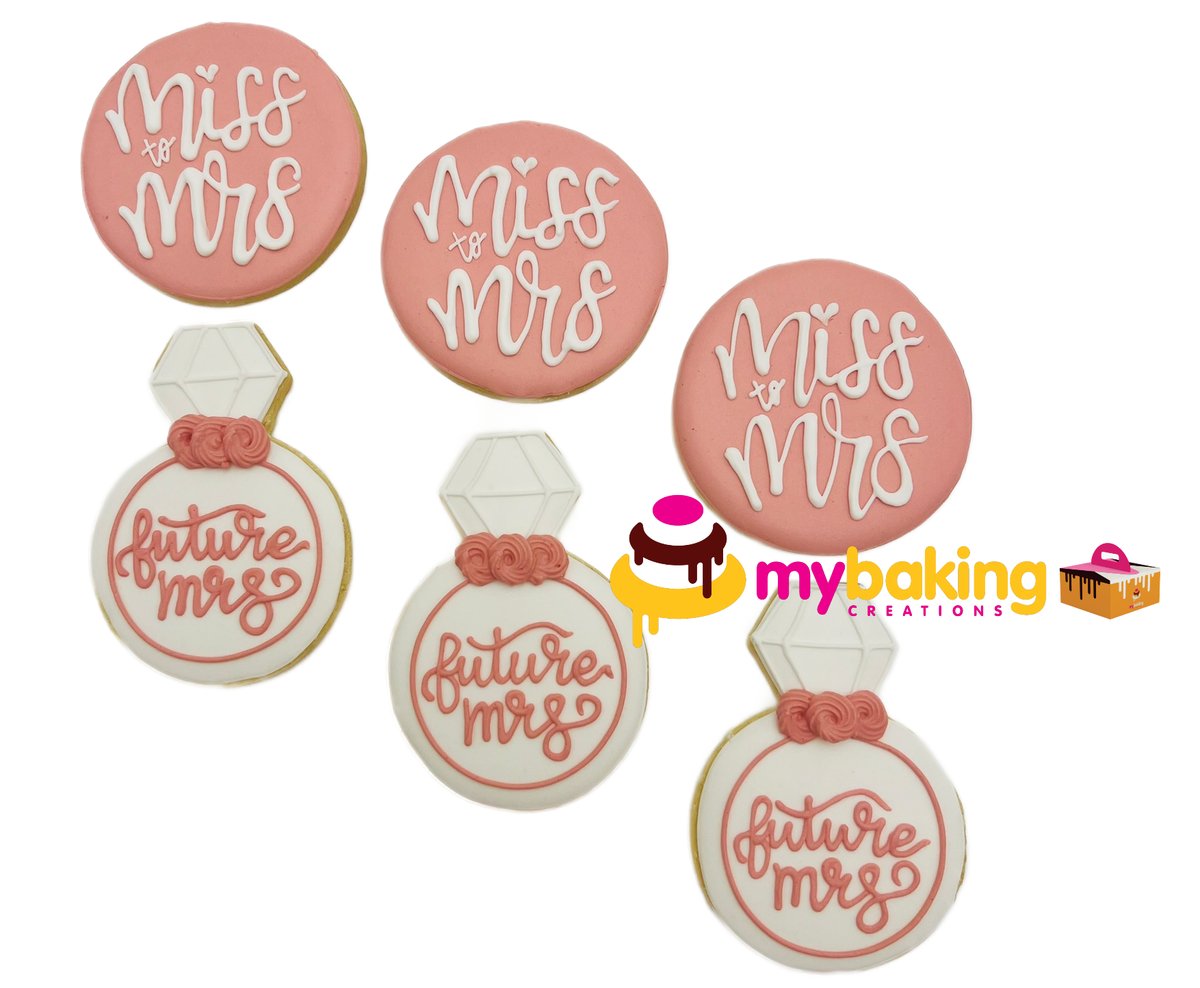 Custom hand-piped bachelorette party cookies San Francisco bakery